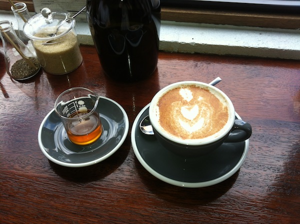 Hammer and Tong latte art
