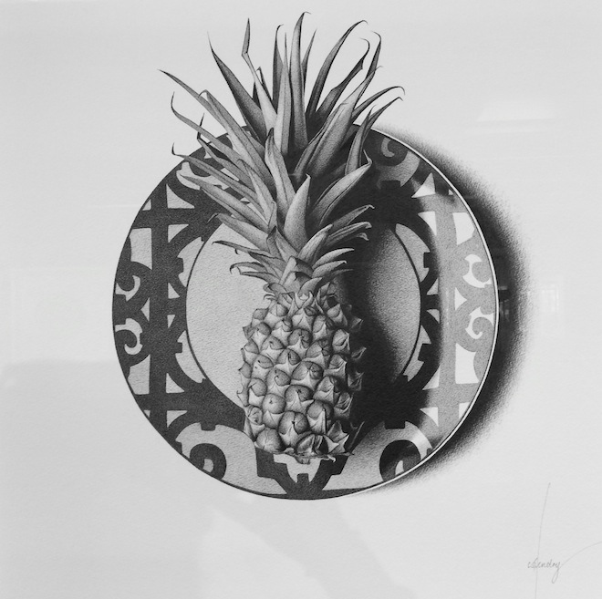 CJ Hendry Exhibition pineapple