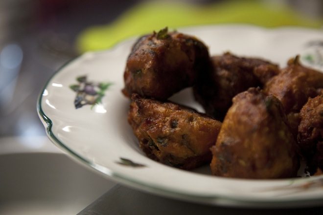 Tamil Feasts fritters by Marianne Mills