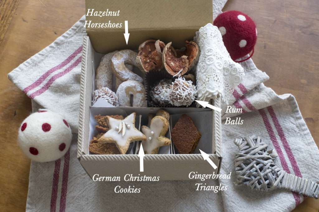 Making Your Own Christmas Cookie Box Inside