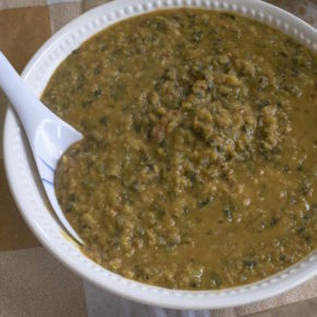 Purslane Lentil Curry Recipe (Eritrean Rigla Moulah)