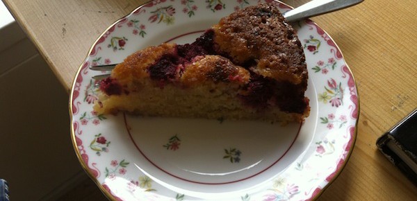 Coconut and Raspberry Cake (Gluten and Dairy Free)